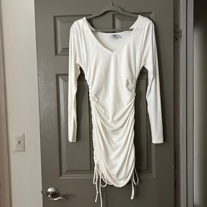 White princess Polly long sleeve dress